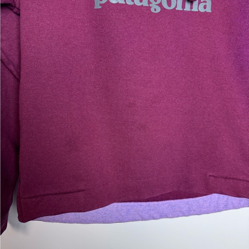 patagonia uprisal womens small hoodie purple hoodie mountain sweater pullover - Picture 7 of 7